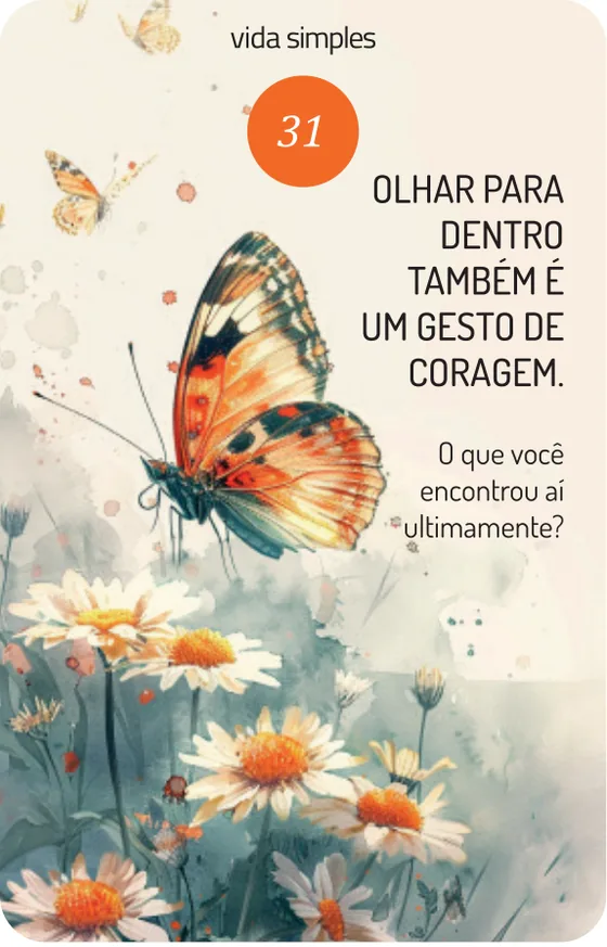 Carta 25 de reflexão da Vida Simples