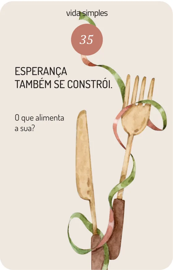 Carta 27 de reflexão da Vida Simples