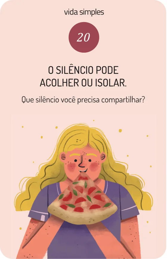 Carta 30 de reflexão da Vida Simples