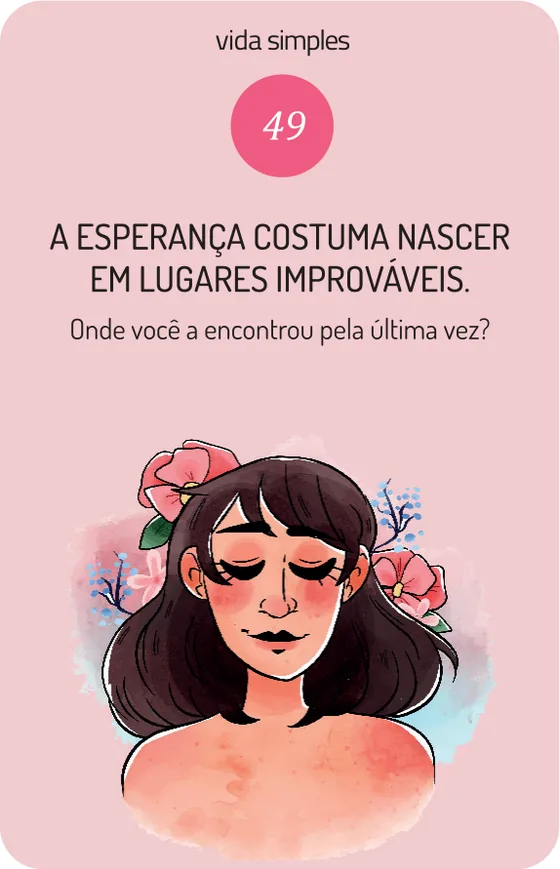 Carta 43 de reflexão da Vida Simples