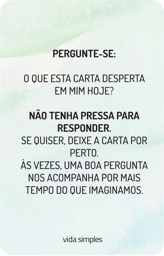 Carta 54 de reflexão da Vida Simples